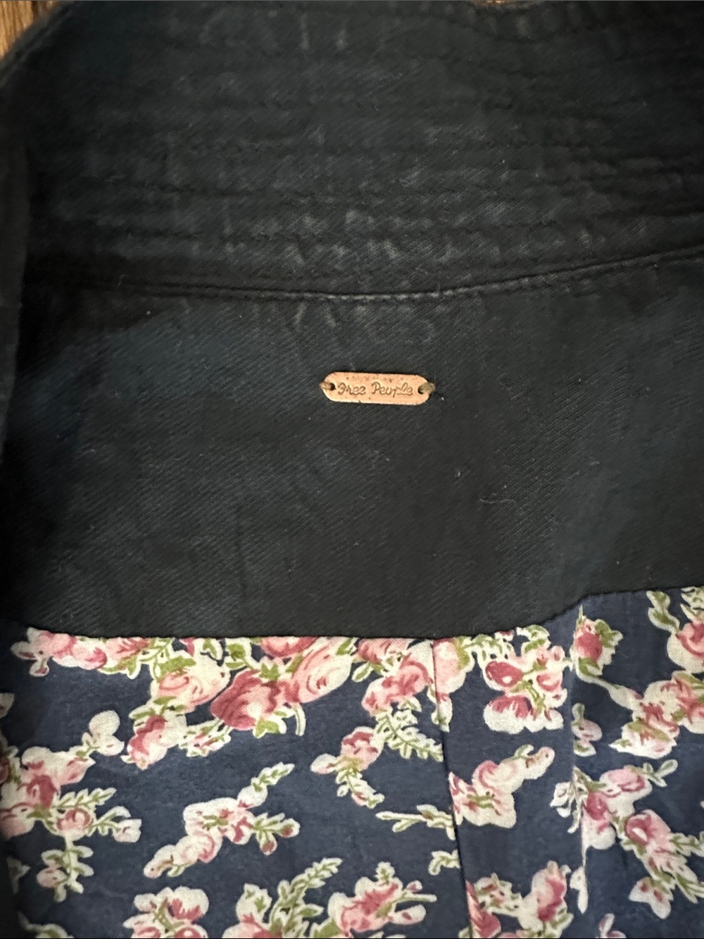 Free People Black Ruffle-Front Blazer - Picture 3 of 11